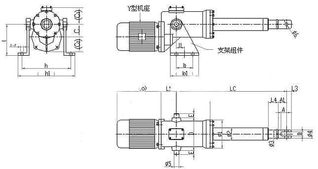 DT型電動推桿