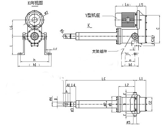 DTZ型電動推桿